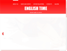 Tablet Screenshot of englishtime.org